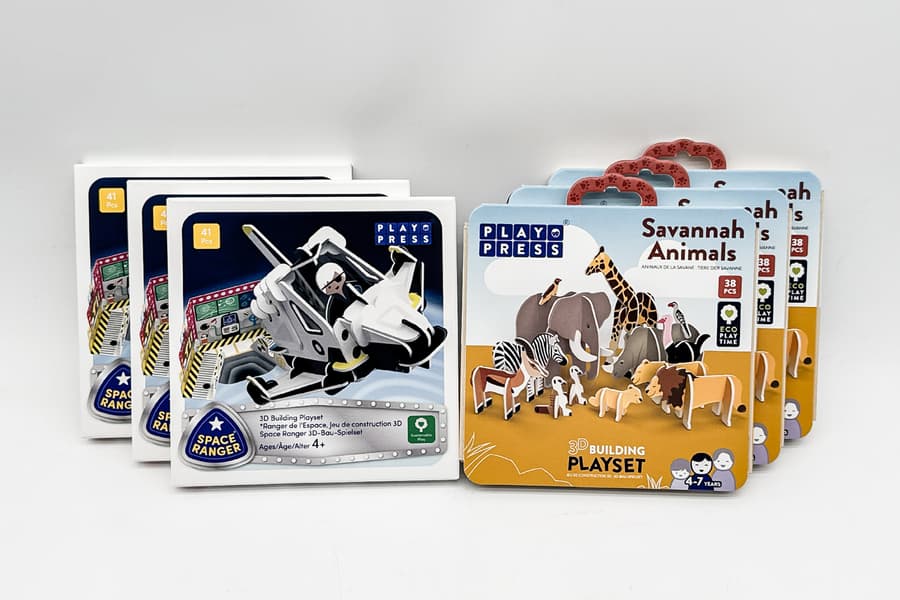 Spieleset PlayPress, 6-teilig